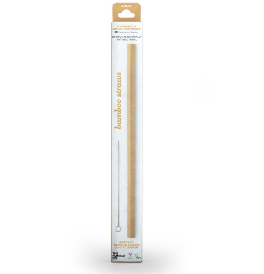 Ekologiska Bambusugrör 4- pack av Humble - Ekostuff.se