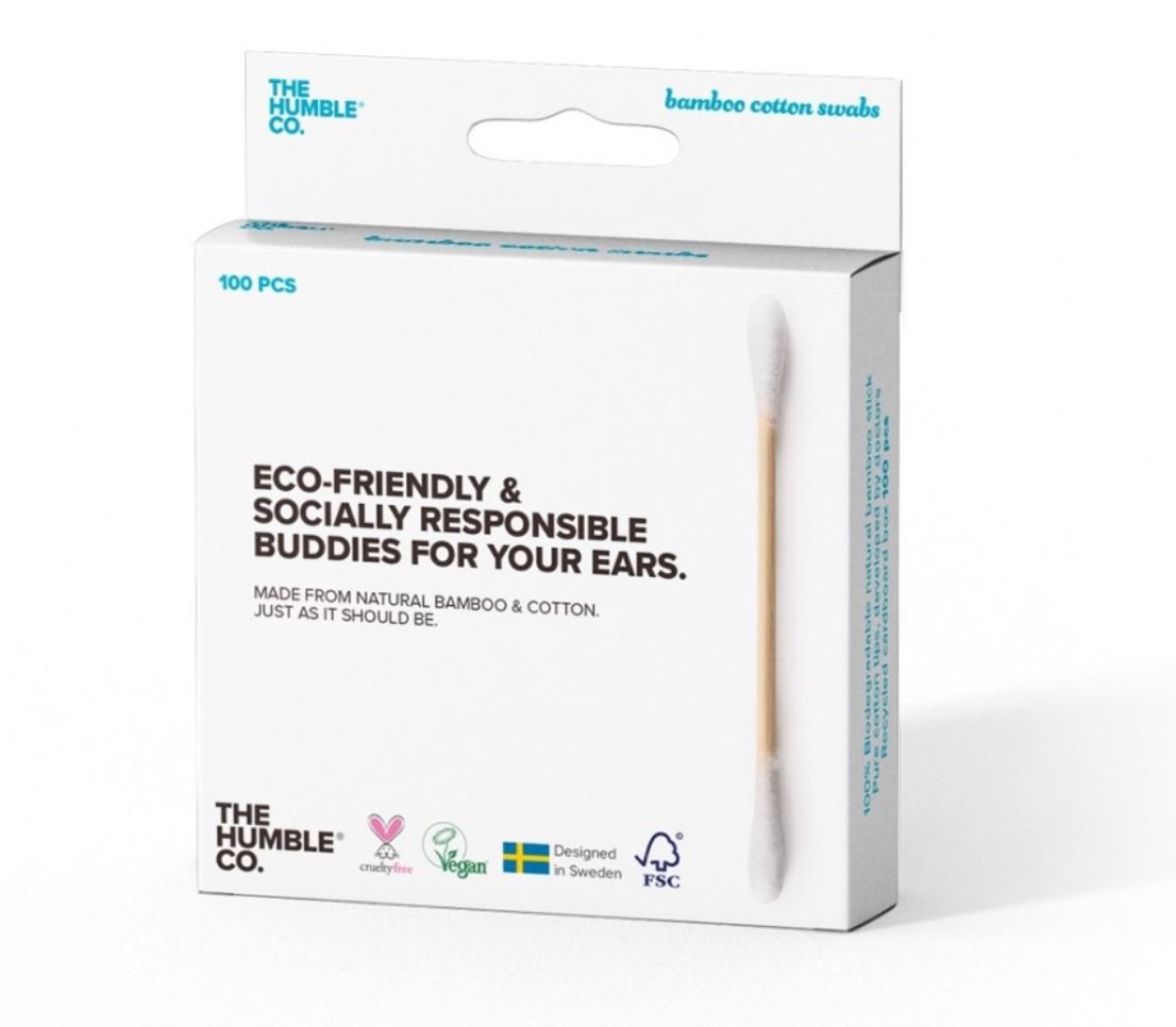 Ekologiska Bomullspinnar av Bambu - Ekostuff.se