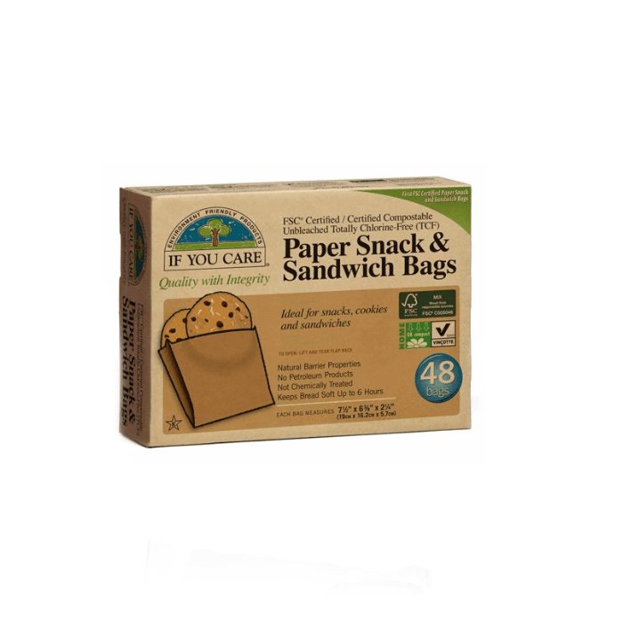 Naturliga smörgåspåsar - If You Care - Ekostuff.se