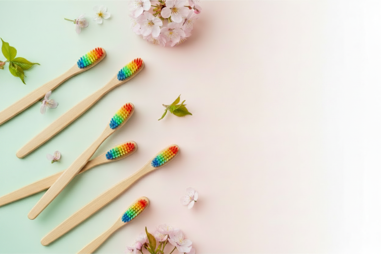 Bambutandborstar – utan text