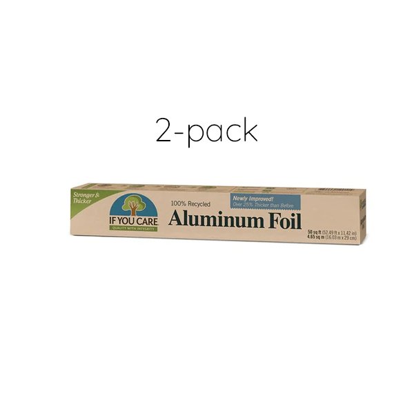 Återvunnen Aluminiumfolie - IF You Care - Ekostuff.se2-pack