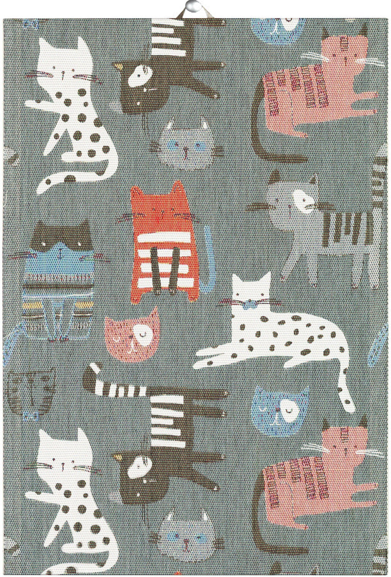 Ekelunds ekologiska handdukar KATTER 35X50 CM - Ekostuff.se
