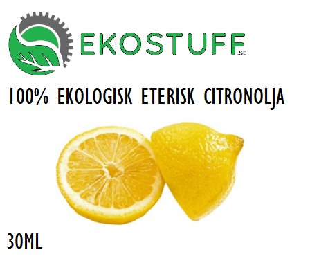 Ekologiska Eteriska oljor 10ml - Ekostuff.seCitron 10ml