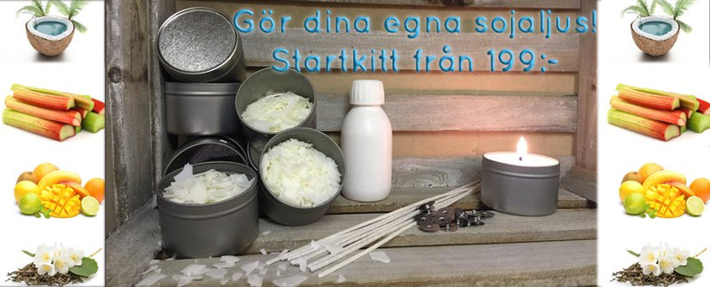 Startpaket: Ekologiska Sojaljus (Do It Yourself) - Ekostuff.se